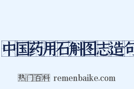 中国药用石斛图志造句是什么意思的图片